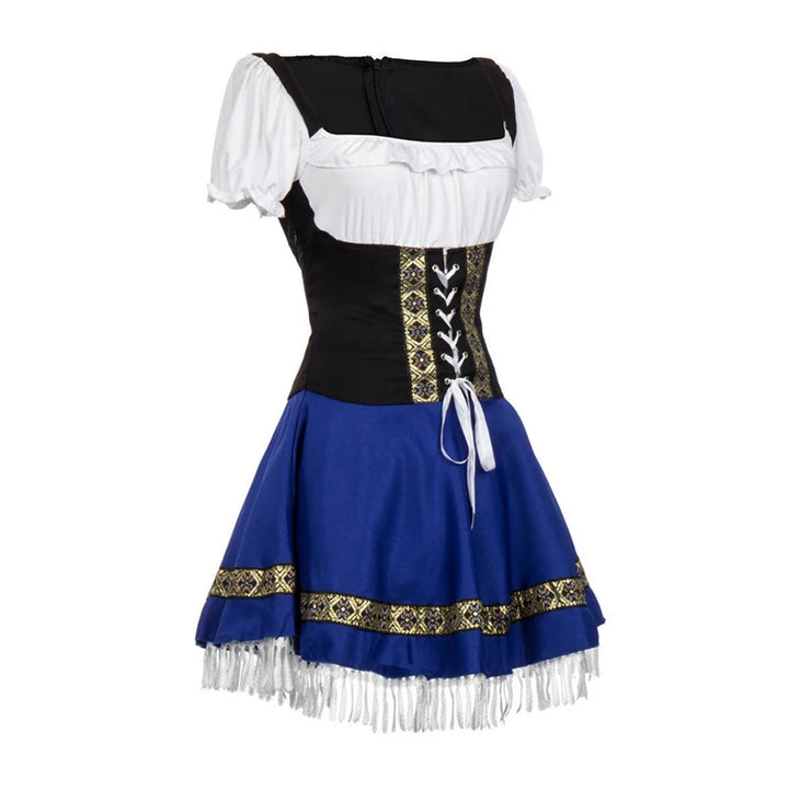 Women's Oktoberfest Dress Oktoberfest Wench Waitress Serving Maid Costume Women Octoberfest Bavarian Beer Girl Party Fancy Dress