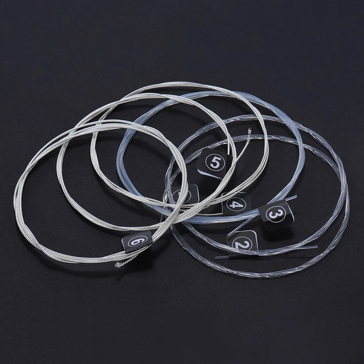 10 Sets Orphee NX36 Nylon Classical Guitar Strings Replacement (.028-.043) Nylon Core Silver Jacketed Wire Normal Tension