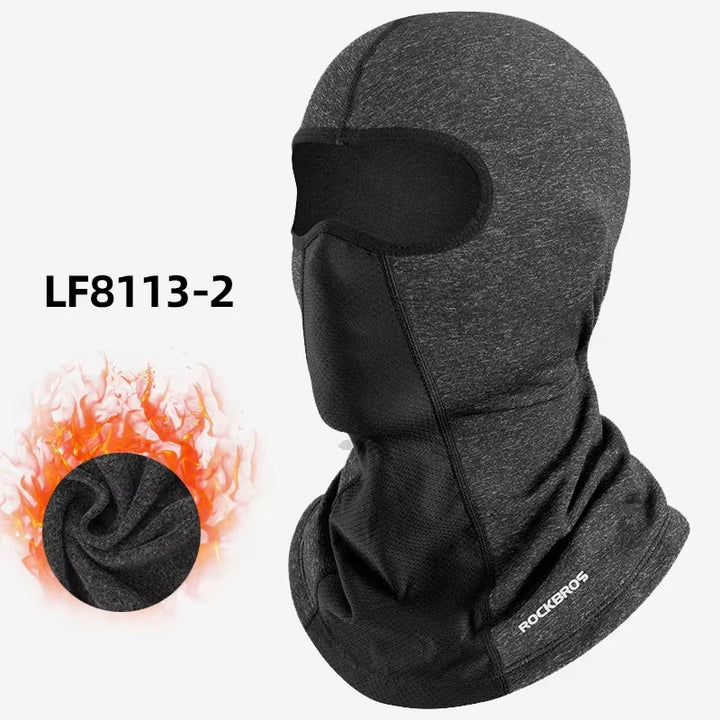 ROCKBROS Winter Face Mask Winter Cycling Climbing Hiking Fleece Thermal Keep Warm Windproof Motorcycle Cycling Face Balaclava