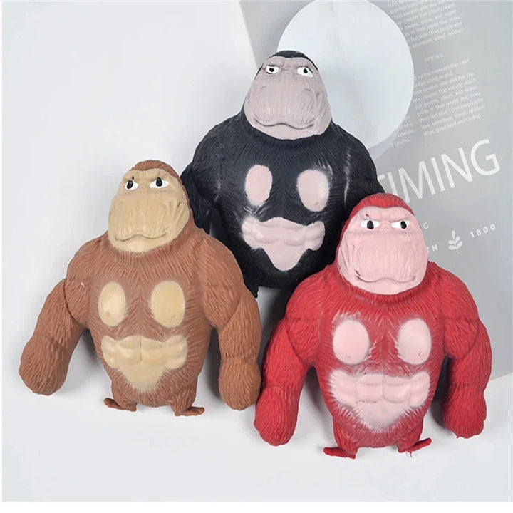 New Big Giant Spongy Squishy Fidget Orangutan TT Influencer Elastic Monkey Antistress Toy for Adult and Children Soft Fun Gift