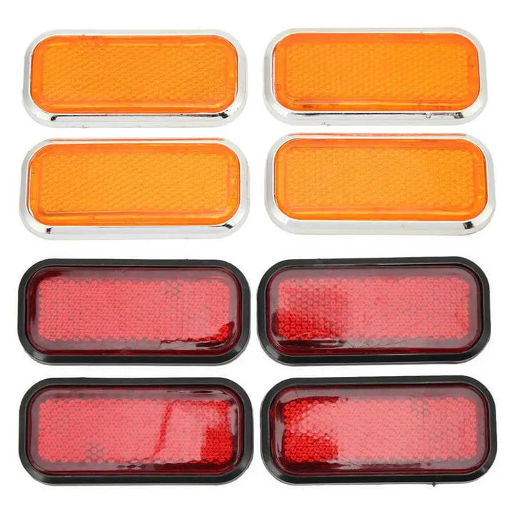 Rectangular Reflector Reflective Sticker for car for motorcycle