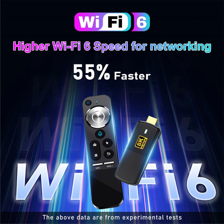 Woopker TV Stick M3 Android 13.0 Rockchip RK3528 Support 8K Dual WiFi-6 Media Player 2GB/16GB Smart Set Top Box with Airmouse