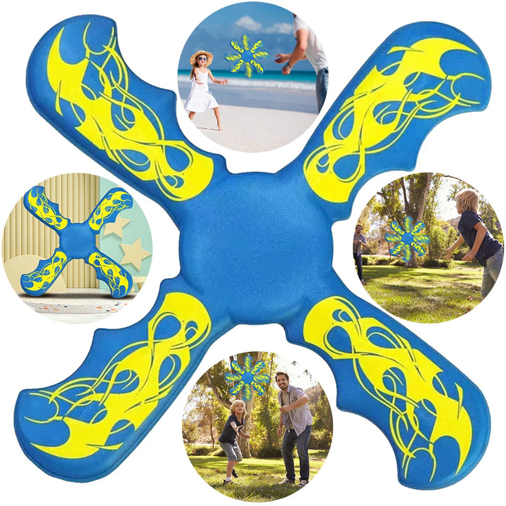 3 Bladed Boomerang Three-bladed Boomerang Toy Funny Boomerang Catcher Game Decompression Birthday Gifts for Kids