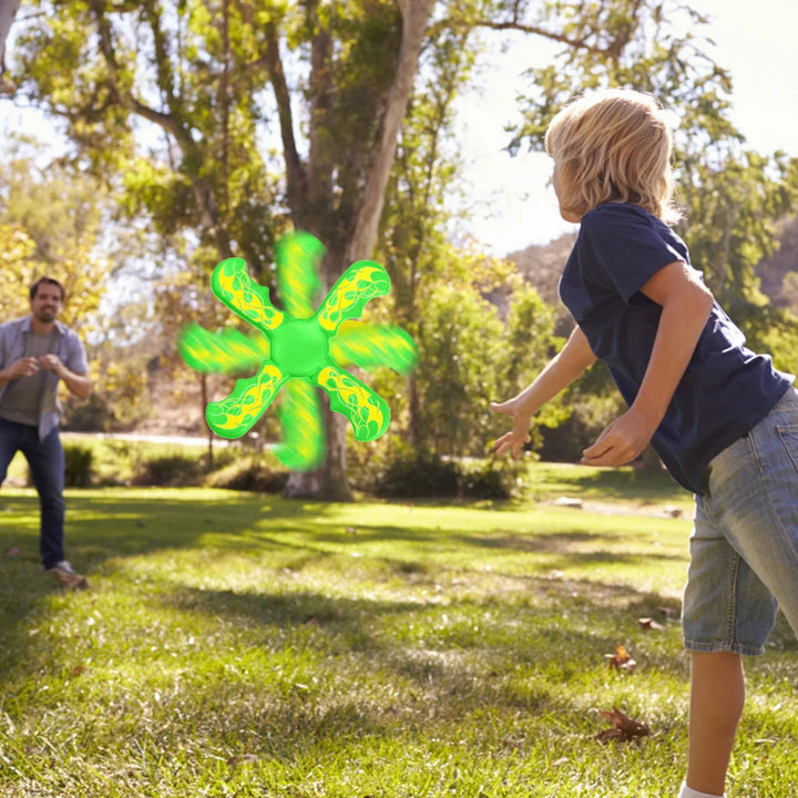 Soft 4 Bladed Boomerang 4-Leaf Boomerang Toy Funny Outdoor Boomerang Catcher Game Decompression Birthday Gifts for Kids