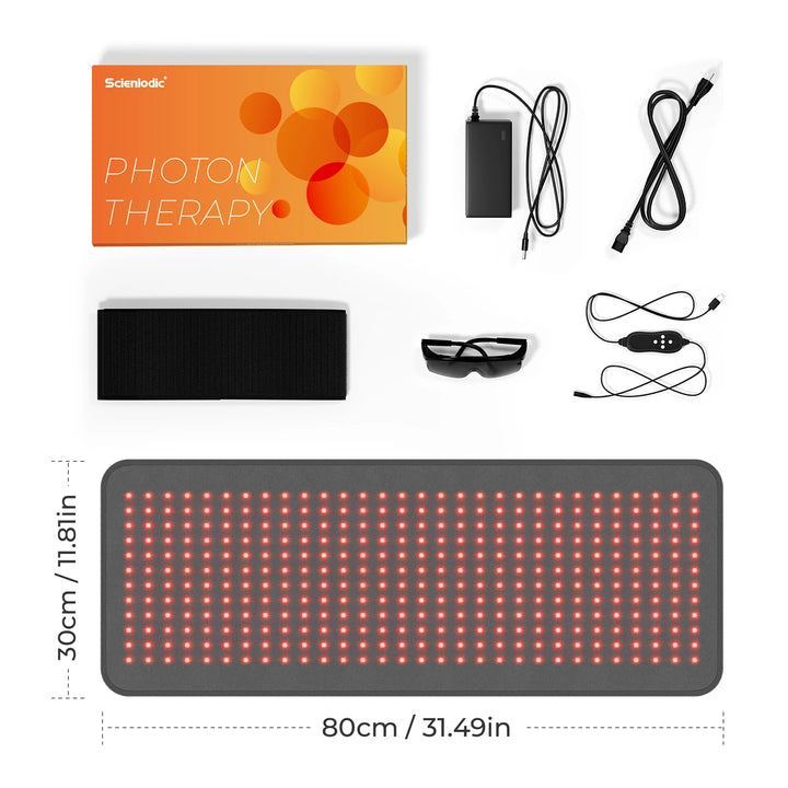 Red Light Therapy Pad Skin Care Infrared Light Therapyn Tapete Yoga Mat LED Infrared Muscle Massage Cushion Back Massager