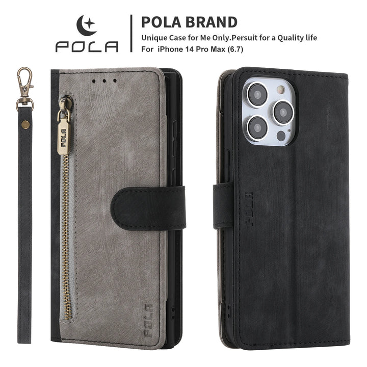 PocoF6 X6 5G 2024 Zipper Wallet Case For Xiaomi Poco F6 RFID Block Leather Flip Book Cover For Poco X6 M6 F6 Pro X 6 C65 Funda