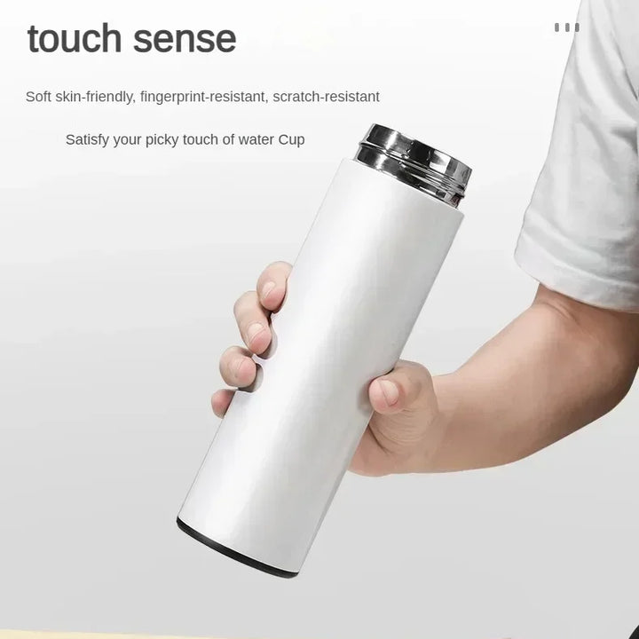 500Ml Thermos Bottle Smart Cup Digital With Temperature Display 304 Stainless Steel Vacuum Insulated Intelligent Coffee Cup