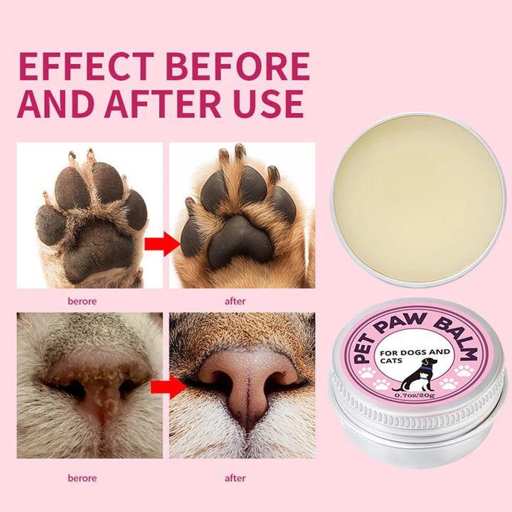 Pet Paw Care Cream Healthy Pet Paw Balm Pet Foot Care Dog Balm Protection Pad Balm Foot Protective Oil Paws Wax Cat Car