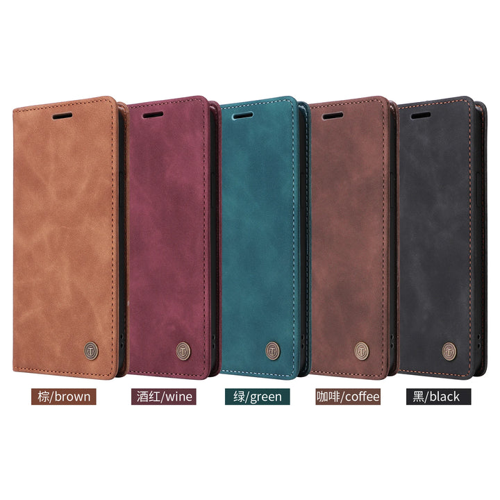 Ultrathin Leather Flip Case For Xiaomi Mi 14T 13T Redmi Note 14 13 Pro Plus 5G 13C 14C Business Wallet Phone Cover