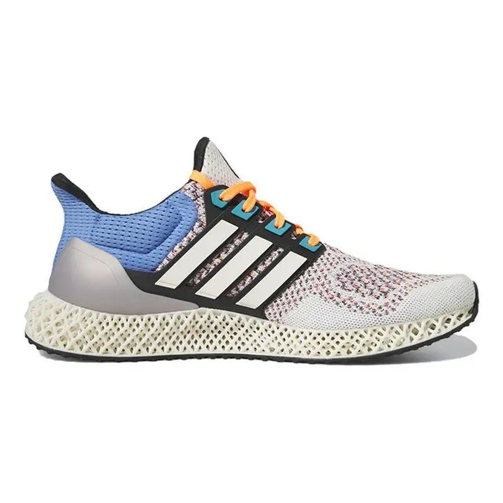 adidas Ultra 4D Chalk Blue Fusion Orange Sneakers shoes HP9735