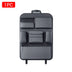 SEAMETAL 7-Pocket Car Seat Back Storage Bag PU Leather All in One Hanging Car Organizer Cup Holder Tissue Holder Anti Kick Pad