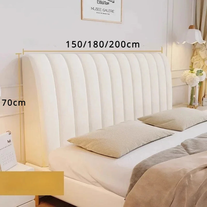 All-inclusive Headboard Cover Luxury Super Soft Velvet Thickened Bedside Protector Sleeve Bed Head Dust Cover Home Decoration