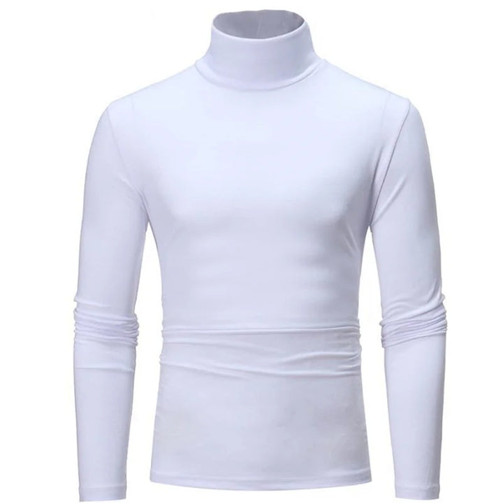 Thermal Underwear Tops Men Winter Clothes Thermal Shirt Autumn Men's Winter Tights High Neck Thin Slim Fit Long Sleeve T-shirt