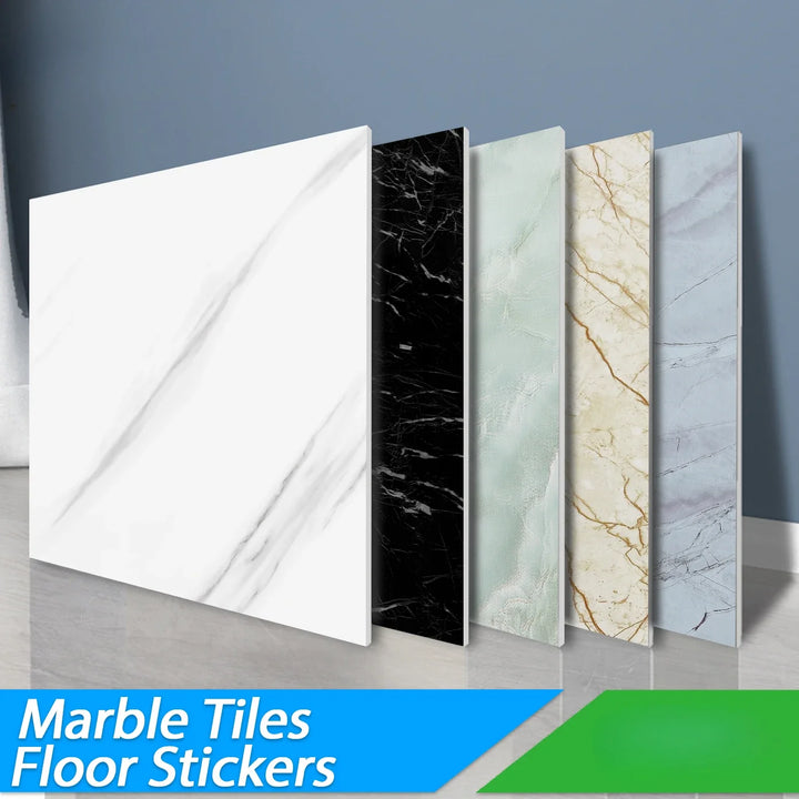 10/pcs PVC Imitation Marble Wall Stickers Self-adhesive Floor Stickers Waterproof Bathroom living Room Decoration Decals 30*30cm