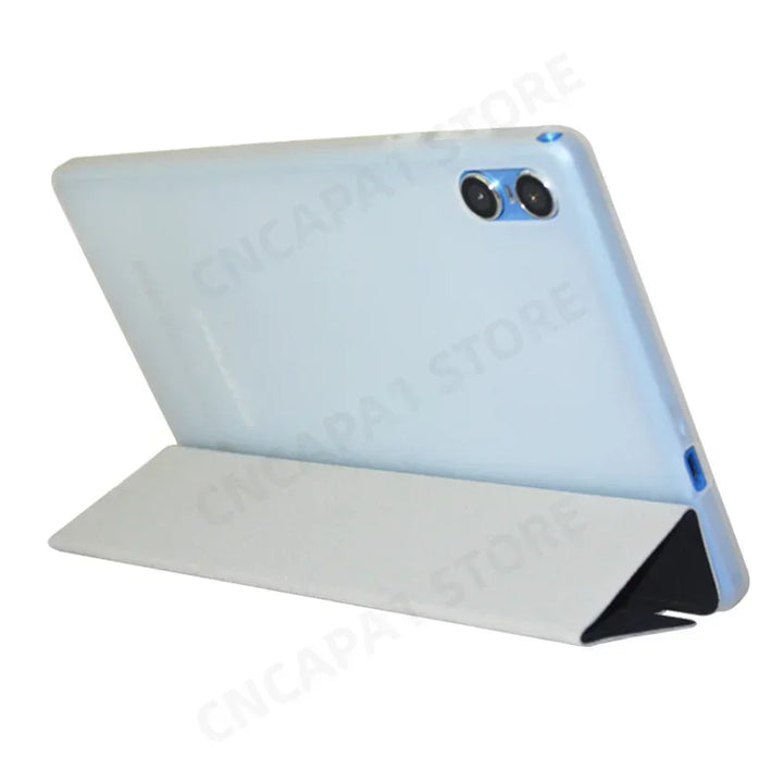 For Teclast P30 T P30T 10.1" Tablet PC Slim Tri-Folding Stand Flip Book Cover Case with Soft TPU Back Shell