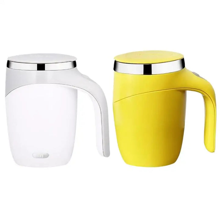 380ml Automatic Self Stirring Mug Coffee Milk Fruits Mixing Cup Electric Stainless Steel Lazy Rotating Mug Magnetic Stirring Cup