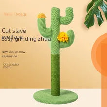 Cat Climbing Tower Sisal Cactus Scratching Post Pet Supplies Wholesale Price Professional