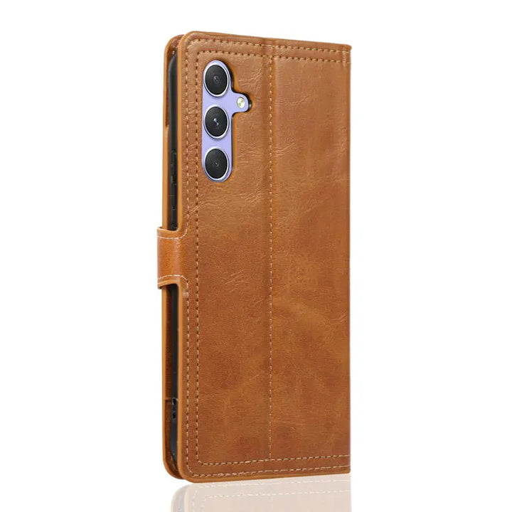 Zipper Leather Card Coque for Samsung Galaxy A55 A35 A25 A15 5G 4G 2024 Flip Case Book Funda Phone SM-A556 A 55 35 Wallet Cover