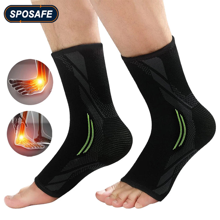 1Pair Sports Knitted Ankle Sleeve Socks Breathable Sweat-absorbent Non-slip Comfortable - Cycling Basketball Football Volleyball