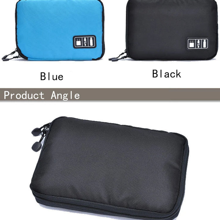 Travel Organizer Bag Universal Electronics Accessories Digital Storage Case for Portable Charger Usb Cable Headphone Power Bank