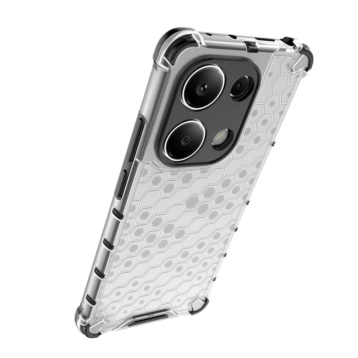 For Redmi Note 13 Pro 4G Case Silicone+PC Shockproof Armor Phone Case For Xiaomi Redmi Note13 Pro Note 13Pro 4G Clear Back Cover