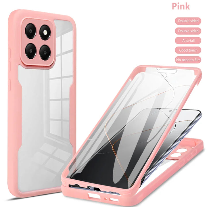 360 Clear Shockproof Protective Case For OPPO Reno 4Z Reno 5Z Reno 5 Lite Reno 7 Full Body Cover