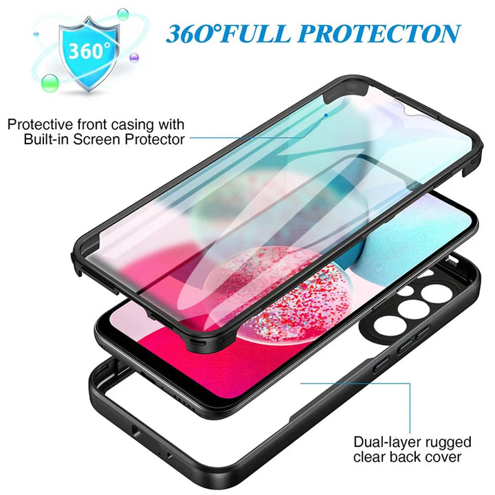 360 Clear Shockproof Protective Case For OPPO Reno 4Z Reno 5Z Reno 5 Lite Reno 7 Full Body Cover