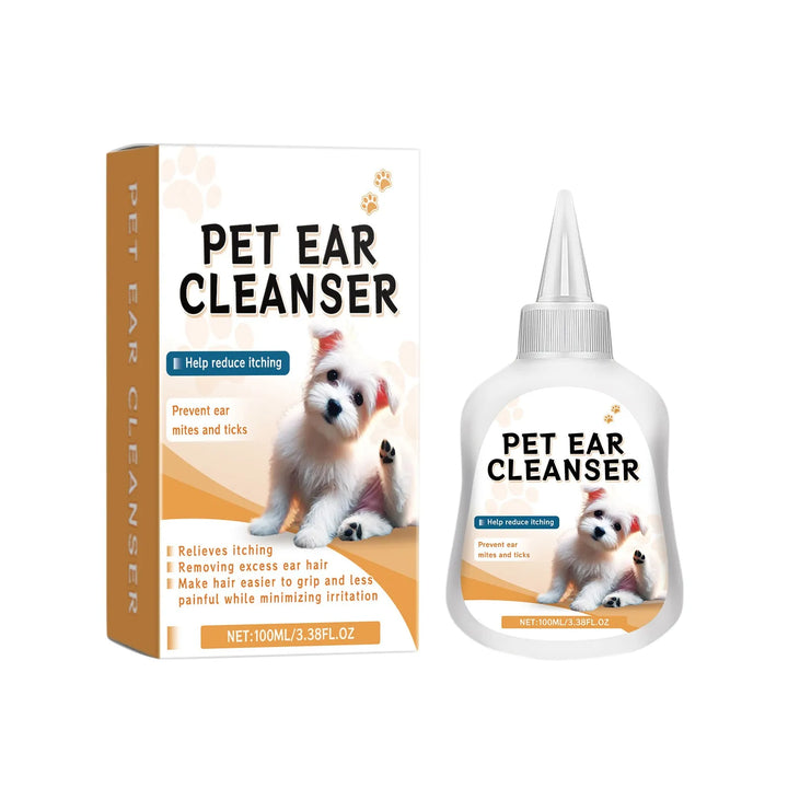 Pet Ear Drops For Cats And Dogs Universal Ear Canal Ear Mite Deodorization Antipruritus Cleaning Ear Wash