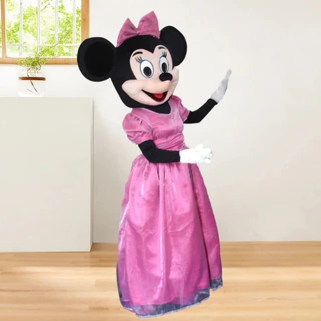 Mickey Minnie Mouse Mascot Costume Set Classic Disney Cartoon Characters Advertising Event Party Christmas Costume for Adult