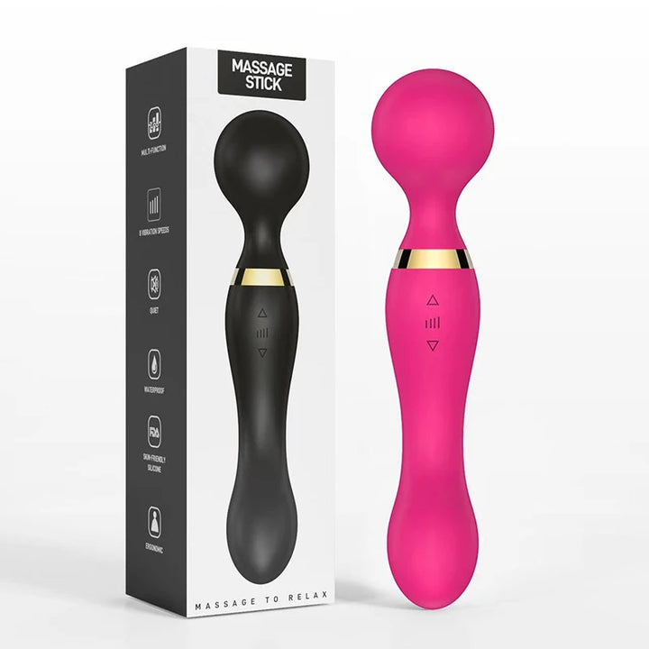 Mini Massager 20 Modes 8 Vibration For Relieving Muscle Tension In The Back Neck Shoulders Legs And Feet Deep Tissue Massage