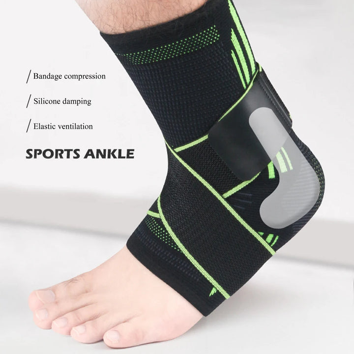 2Pcs Ankle Brace Breathable Ankle Support Comfortable Ankle Stabilizer with Compression Wrap Support for Men Women Sports Sprain