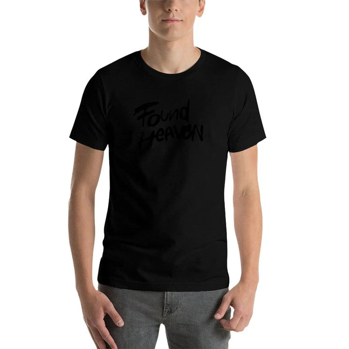 Found Heaven Handwritten Essential T-Shirt shirts graphic man t shirt plain sports fans mens t shirt graphic