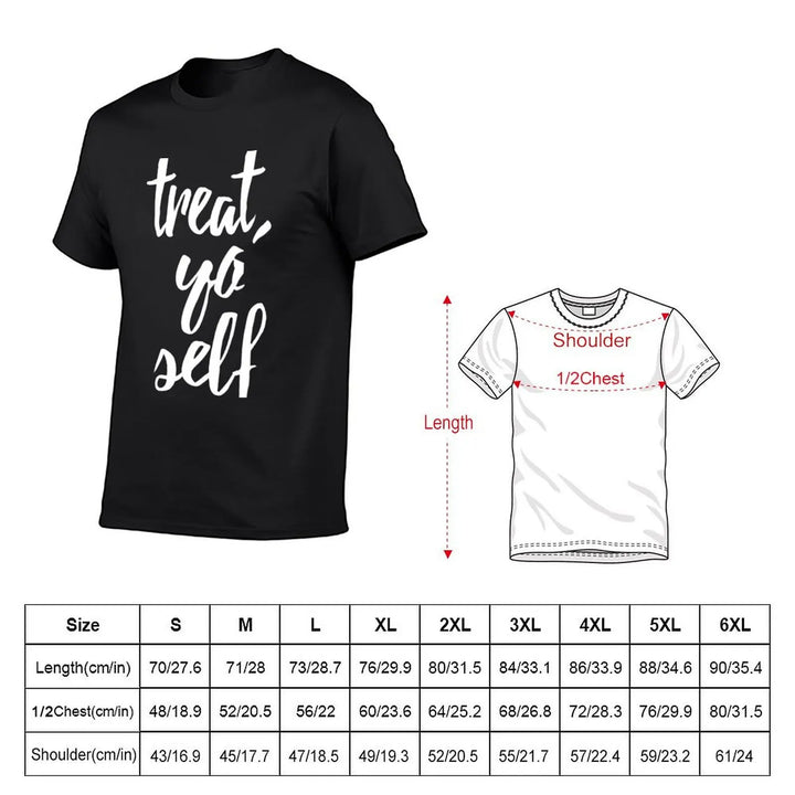 Treat Yo Self Essential T-Shirt sports fans quick-drying blanks tshirts for men