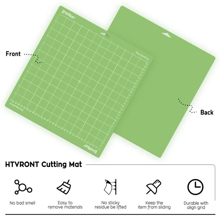 HTVRONT 6&3 Pack 12x12in Green PVC Adhesive Cutting Mat Base Plate Pad for Explore Air/Air2/Maker DIY Engraving Machine