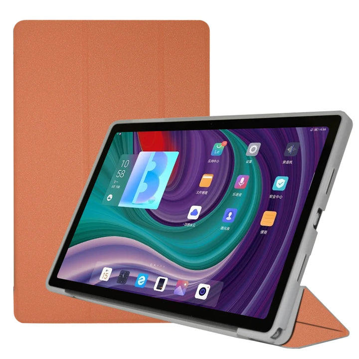 Case For Teclast P30T 10.1 Inch Tablet,TPU Soft Shell Fold Stand Cover For P30T + Stylus Pen