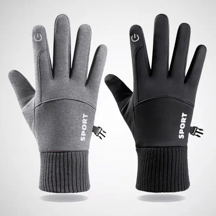 Winter Warm Full Fingers Waterproof Wind proof Cycling Outdoor Sports Running Motorcycle Ski Touch Screen Fleece Gloves