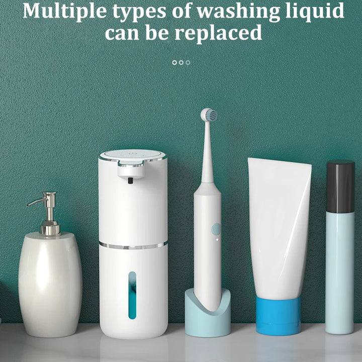 P11 Automatic Non-Contact Induction Foam Soap Dispenser 380ml USB Charging 4-speed Hand Washing Machine Wall-mounted Dispenser