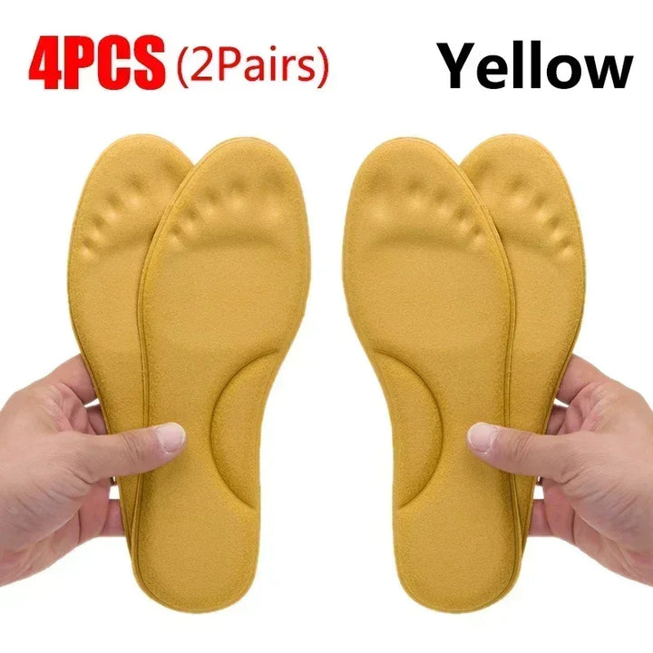 2/4pcs Winter Self Heating Insoles Foot Thermal Thicken Non Slip Insole Memory Foam Shoe Pads Warm Sport Shoes Inserts Women Men