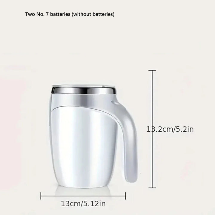 1PC intelligent mixing cup, large capacity lazy magnetic rotating cup, battery powered coffee cup, portable cup