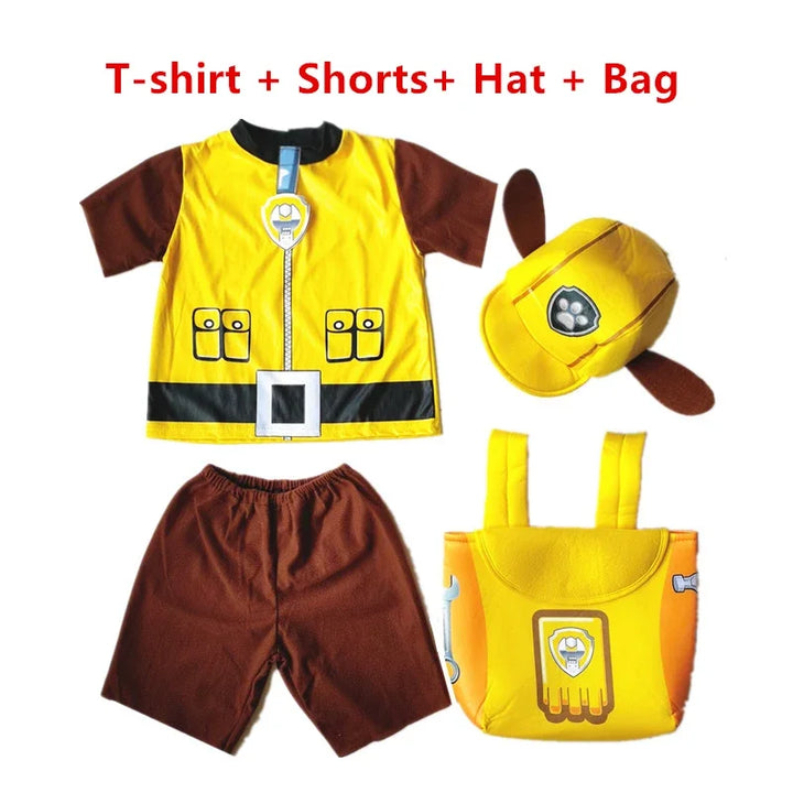 Halloween Boys Girls Rocky Rubble Skye Marshall Zuma Chase Cosplay Costumes Kids Children Birthday Party Gift Fancy Dress Up