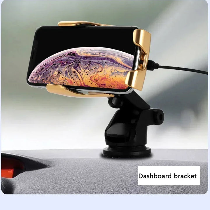 9V 12A Portable Car Wireless Charger Infrared Induction Car Phone Wireless Charger Mobile Phone Holder Smart Charging