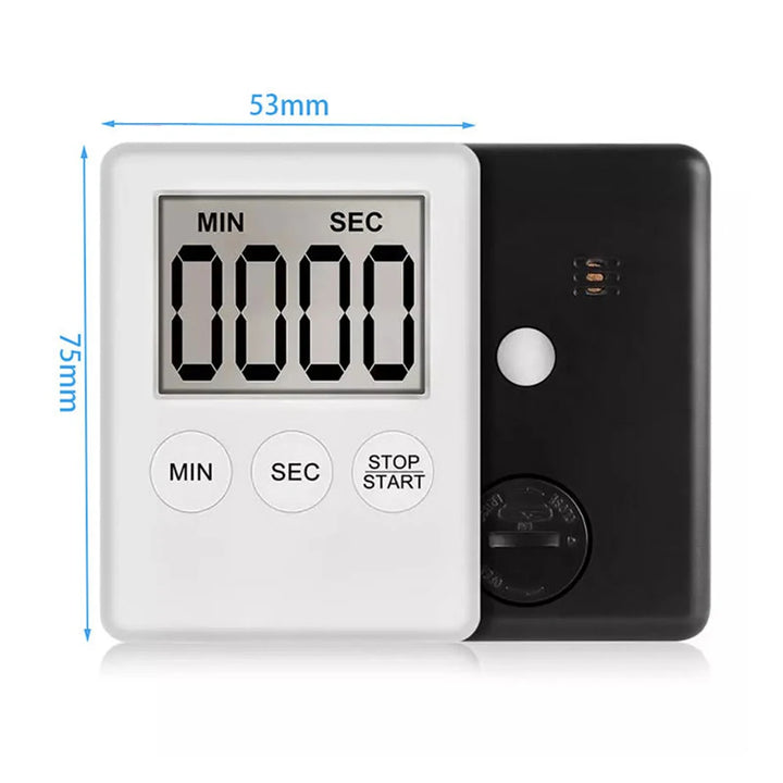 Kitchen Electronic Timer LCD Digital Countdown Timer Home Practical Cooking Timer Egg Timer Baking Stopwatch Cooking Timer Tool