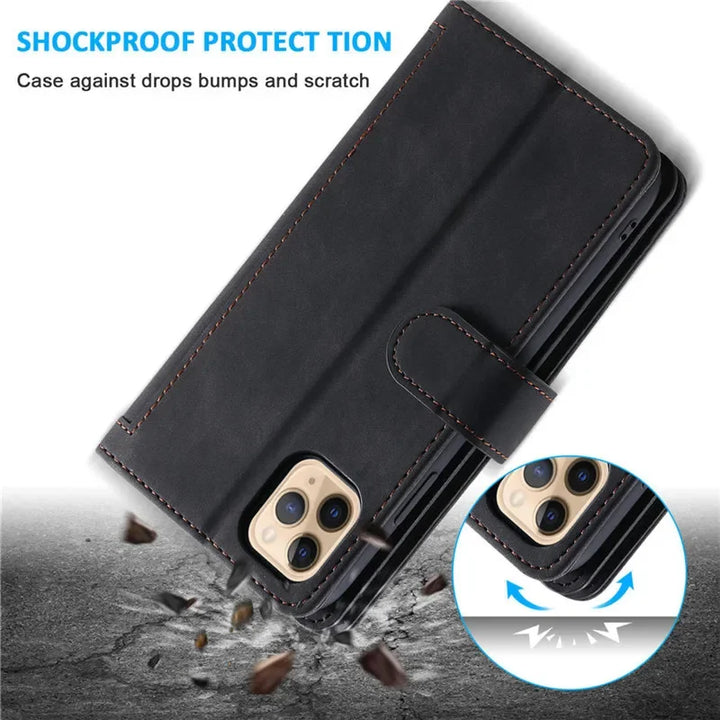 Zipper Wallet Case For Oneplus 12 11 11R 10T 10R 5G Multi 9-Card Slot Leather Flip Cover For One Plus 10 Pro 9 9R 8 8T 7 7T 6 6T