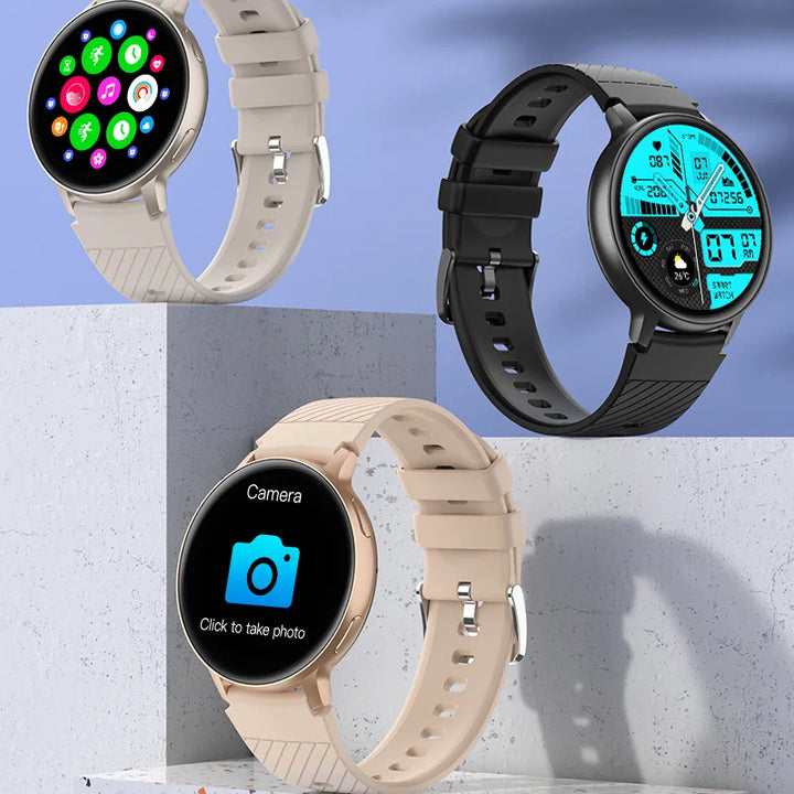 LIGE Fashion Smartwatch For Men Women Bluetooth Call Waterproof Sports Fitness Watches Blood Oxygen Healthy Women Smartwatch Man