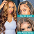 Body wave 40 Inch 13x4 Lace Front Human Hair 13x6 Lace Frontal Wig Curly Highlight Brazilian 180 Density For Black Women