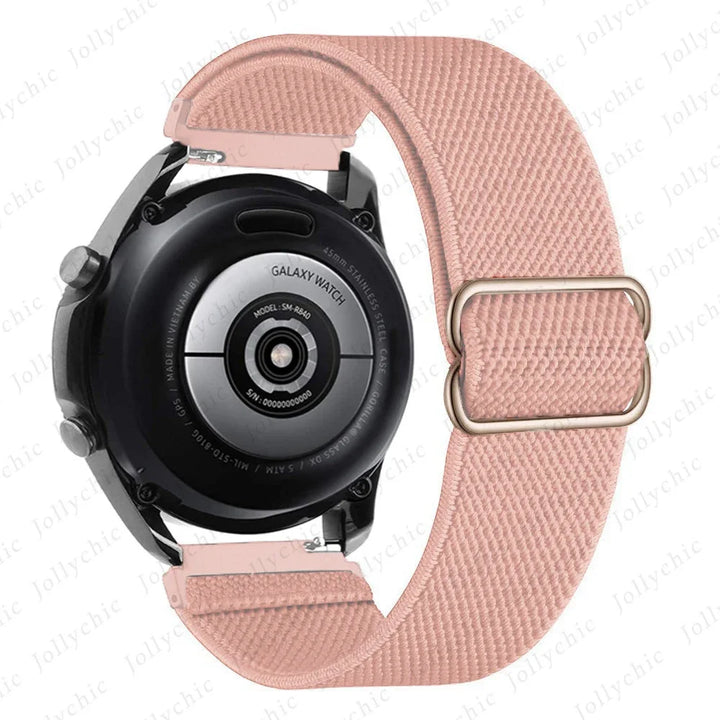 20mm 22mm strap For Samsung Galaxy watch 4/6/classic/Active 2/Gear S3/5/5pro Nylon Elastic Huawei GT 2e/2/3 Pro band correa Belt