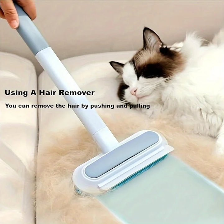 4-in-1 Pet Hair Remover Brush for Dogs&Cats,Multi-Functional Plastic,Handheld Fur Cleaner for Furniture,Carpets,and Window