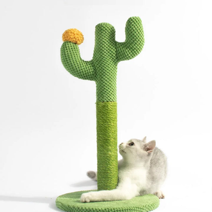 Cat Climbing Tower Sisal Cactus Scratching Post Pet Supplies Wholesale Price Professional