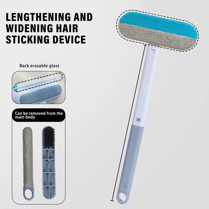 Multifunctional Glass Brush Dry And Wet Dual-use Household Dust Portable Tool Pet Window Hair Cleaning Cleaning Brush Clean Tool