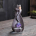 Ceramic Smoke Incense Burner Handmade Incense Stick Holder Fragrance  Backflow Waterfall Censer Creative Sticks for Home Decor